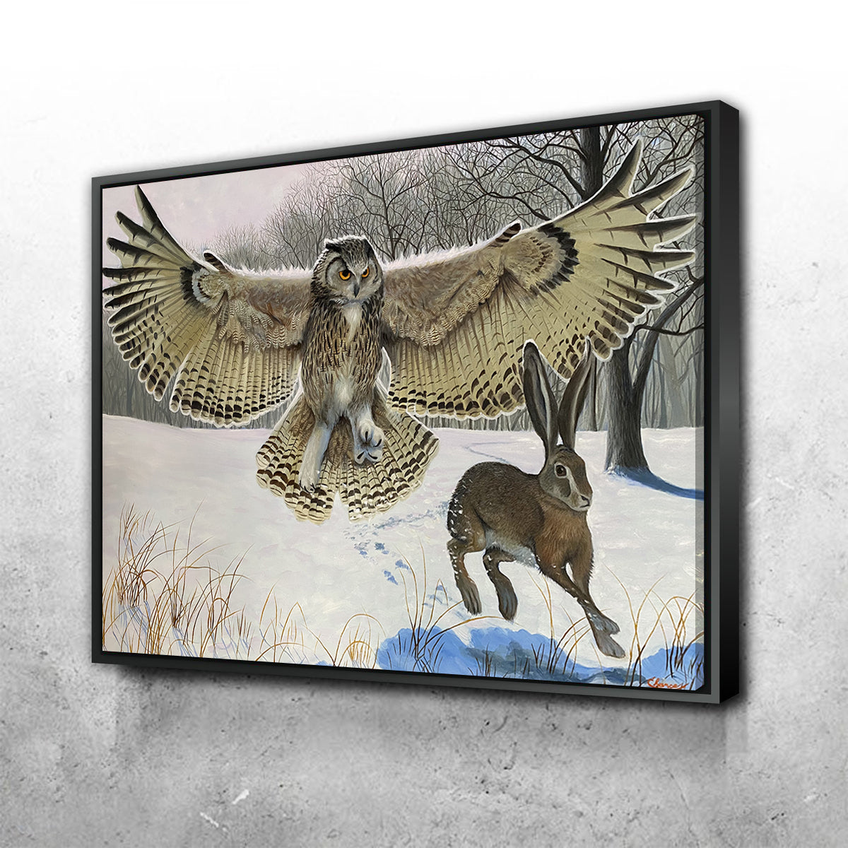 Owl on the Hunt Wall Art