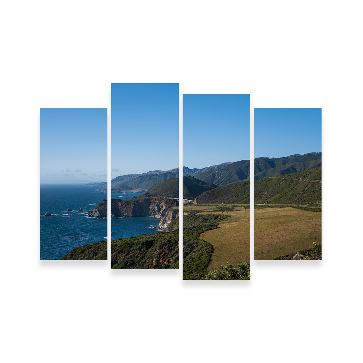 Pacific Coast Hwy CA Wall Art