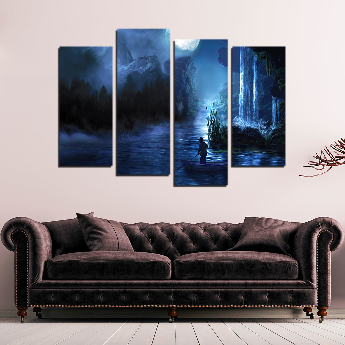 Paddle at Night Wall Art