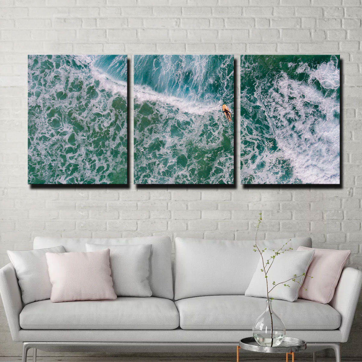 Paddling Out Wall Art
