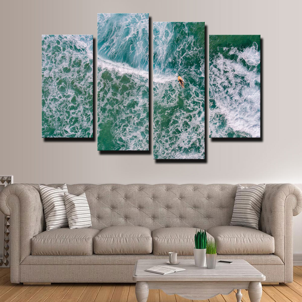 Paddling Out Wall Art