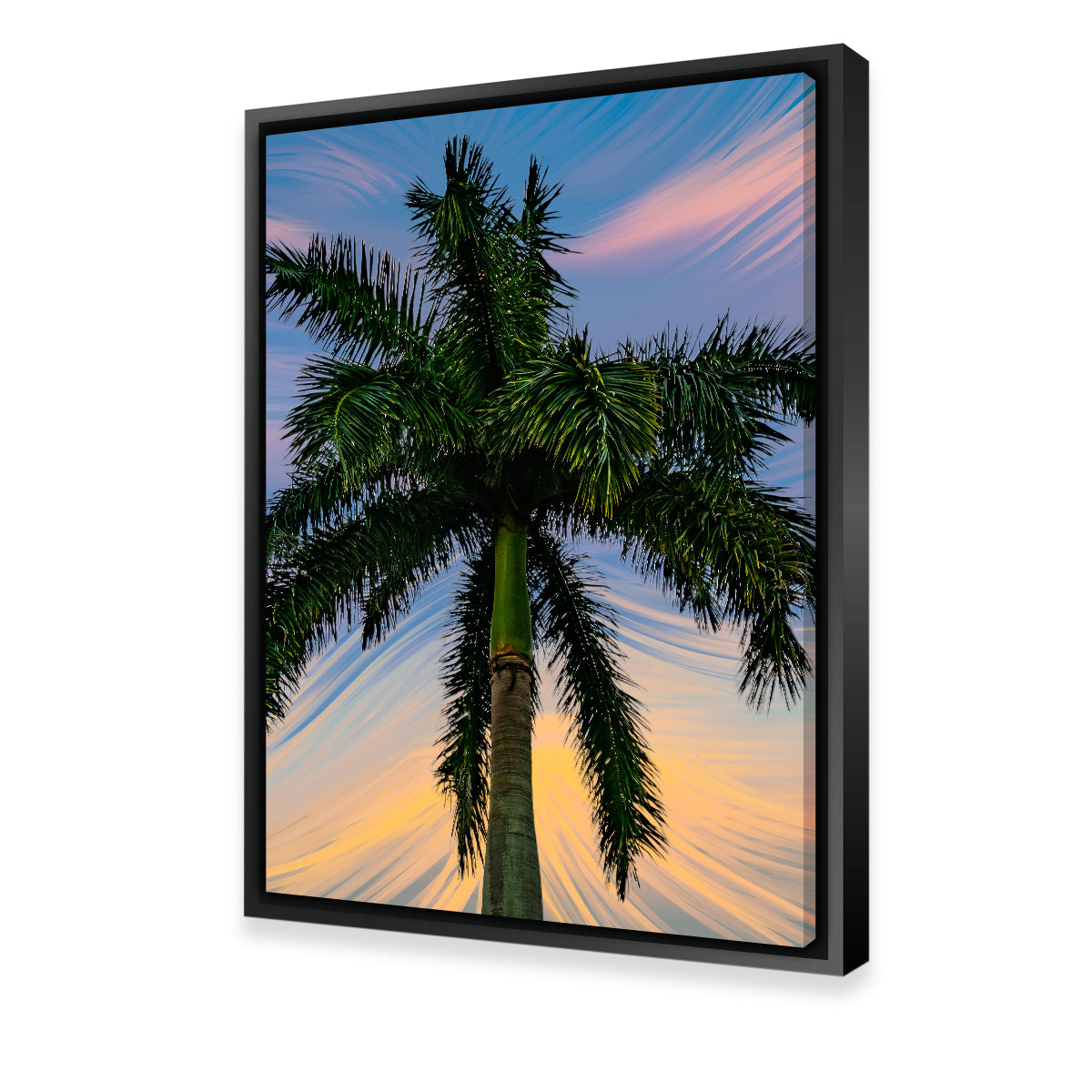 Painted Palm Tree Wall Art