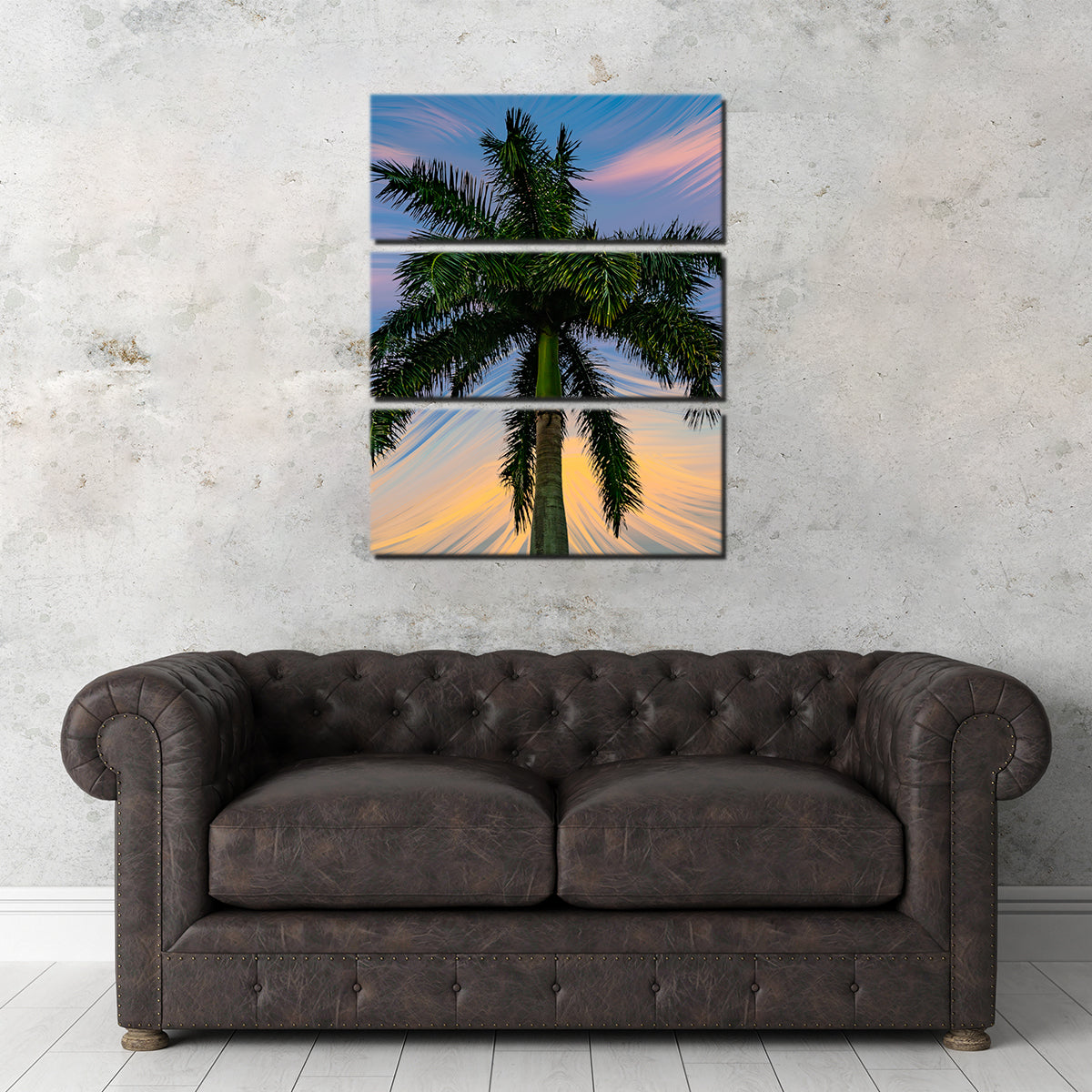 Painted Palm Tree