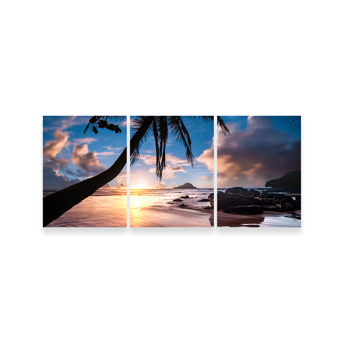 Palm Tree Beach Wall Art
