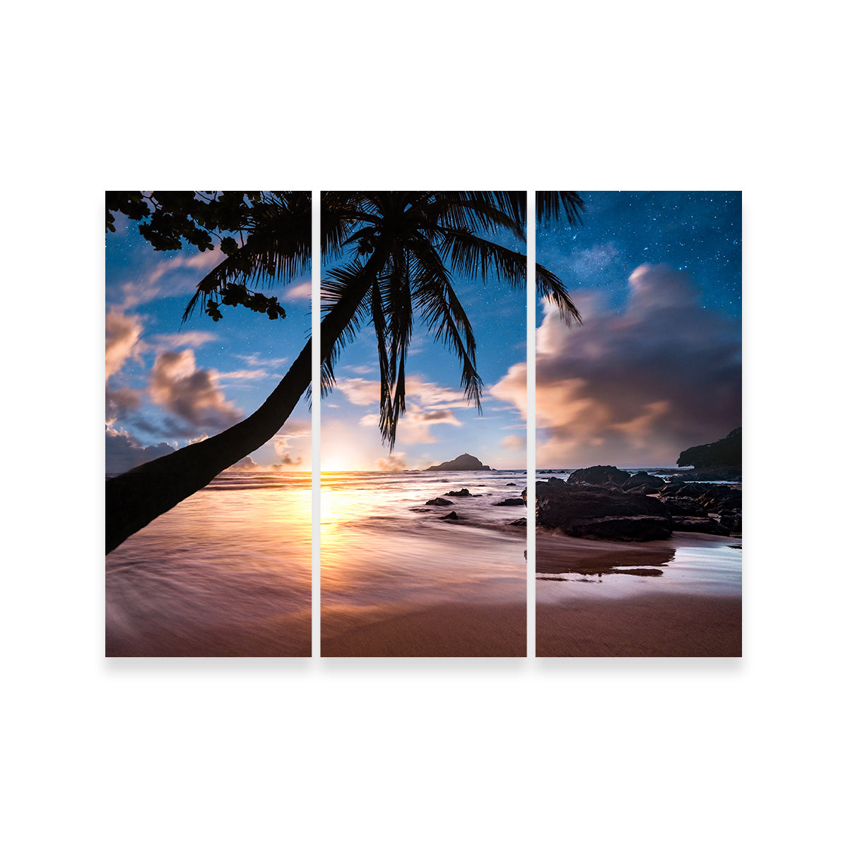 Palm Tree Beach Wall Art
