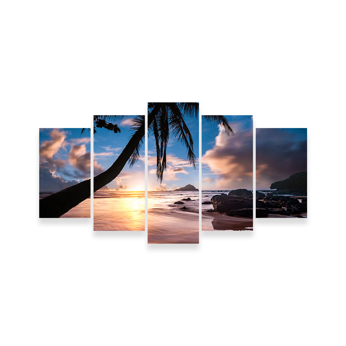Palm Tree Beach Wall Art