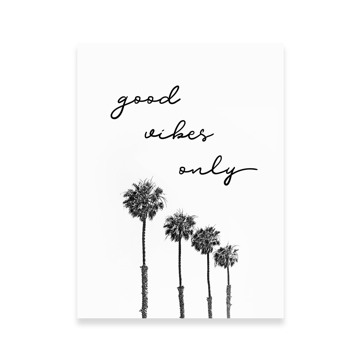 Palm Trees - Good Vibes Only Wall Art