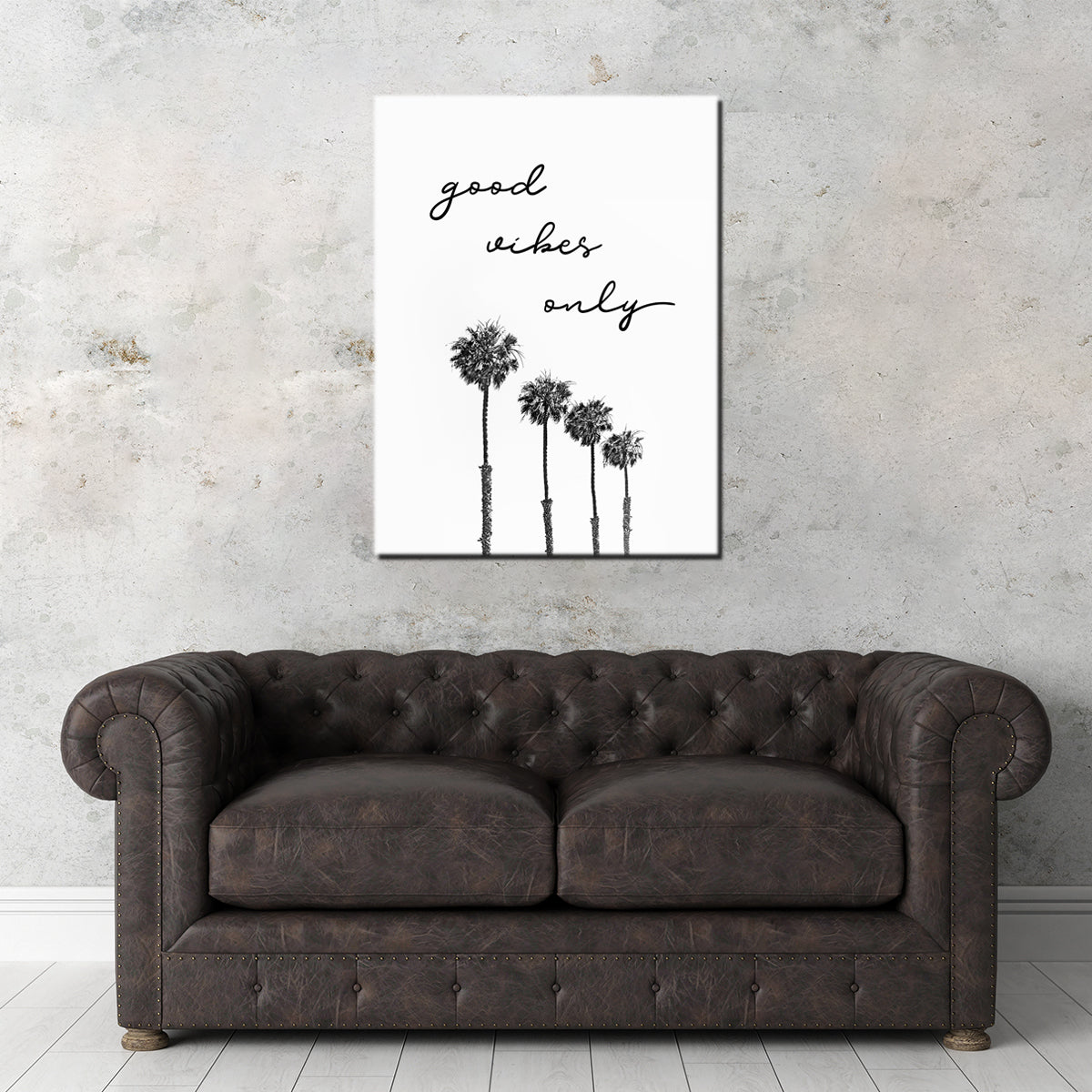 Palm Trees - Good Vibes Only Wall Art