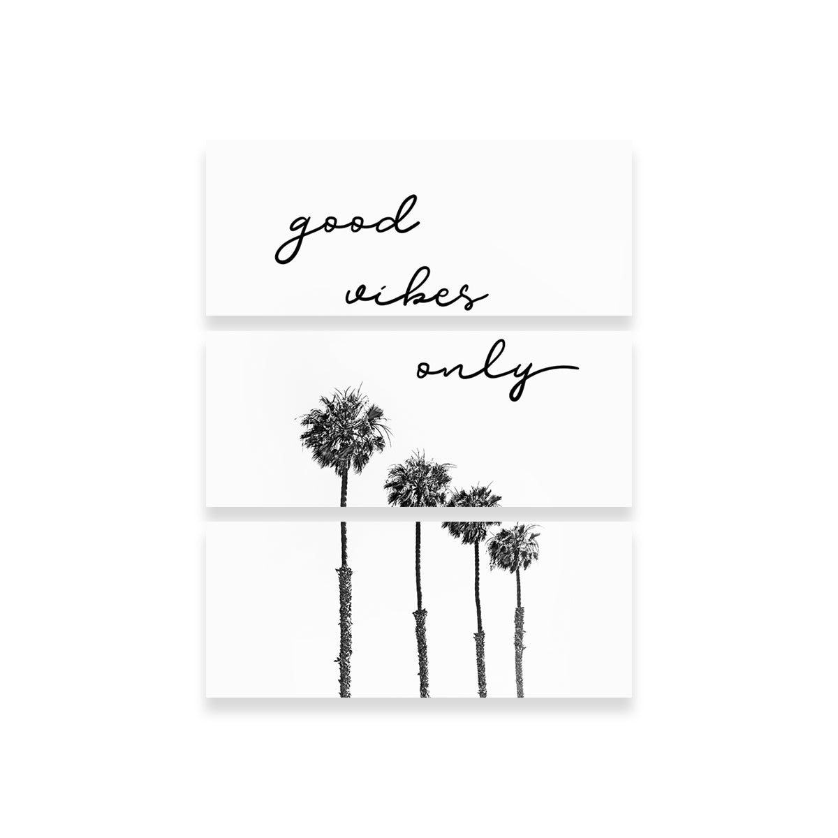 Palm Trees - Good Vibes Only Wall Art