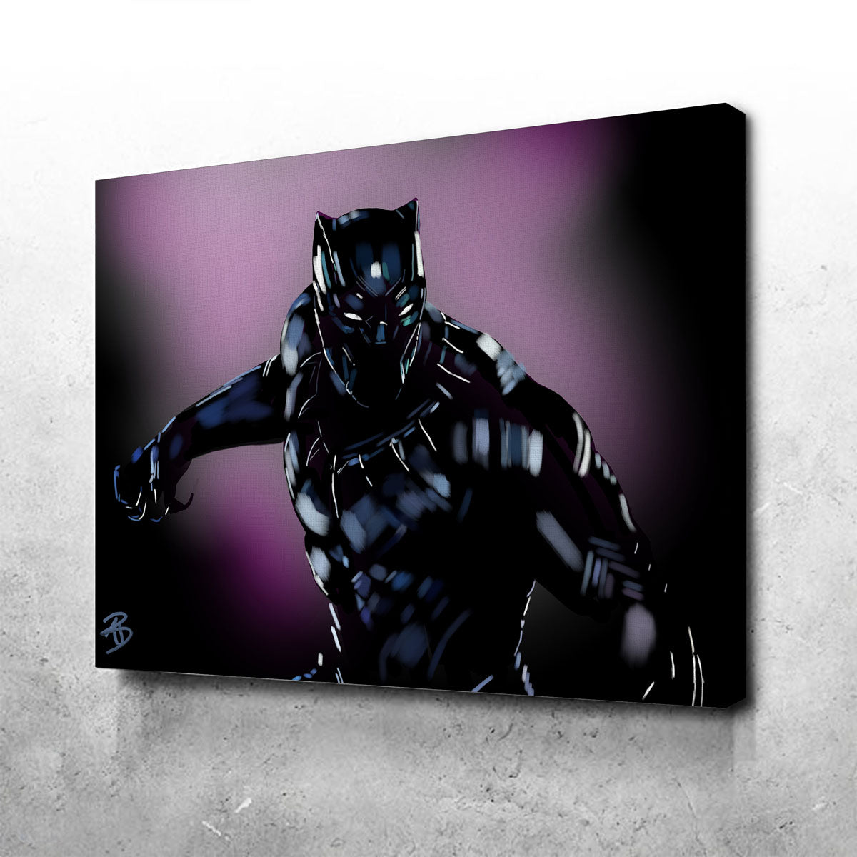 Panther in Purple Wall Art