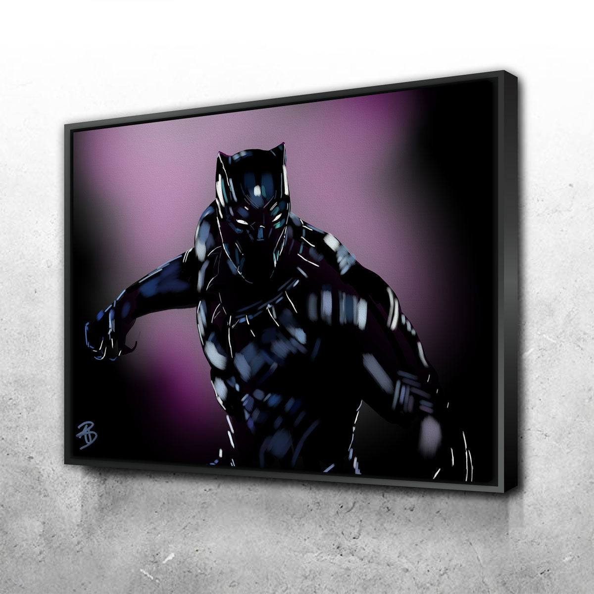 Panther in Purple Wall Art