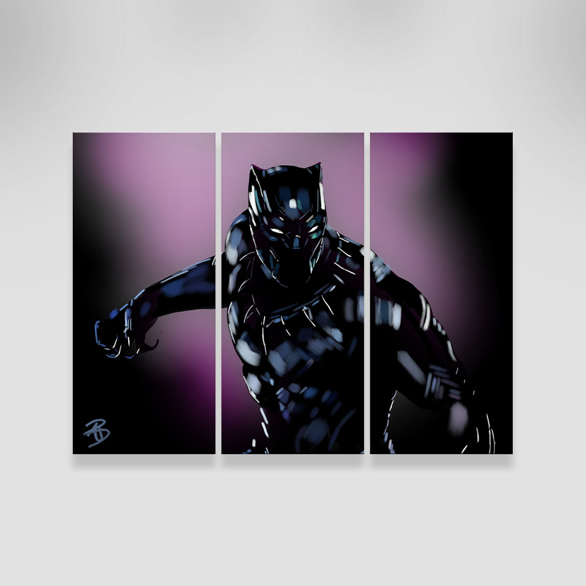 Panther in Purple Wall Art