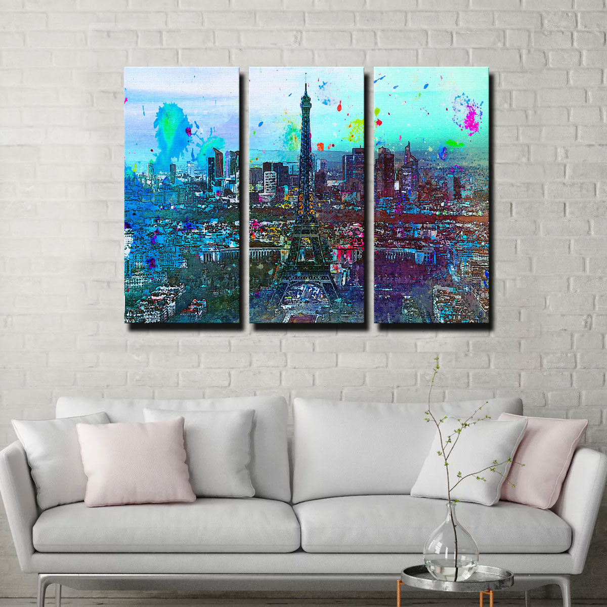 Paris Skyline Wall Art