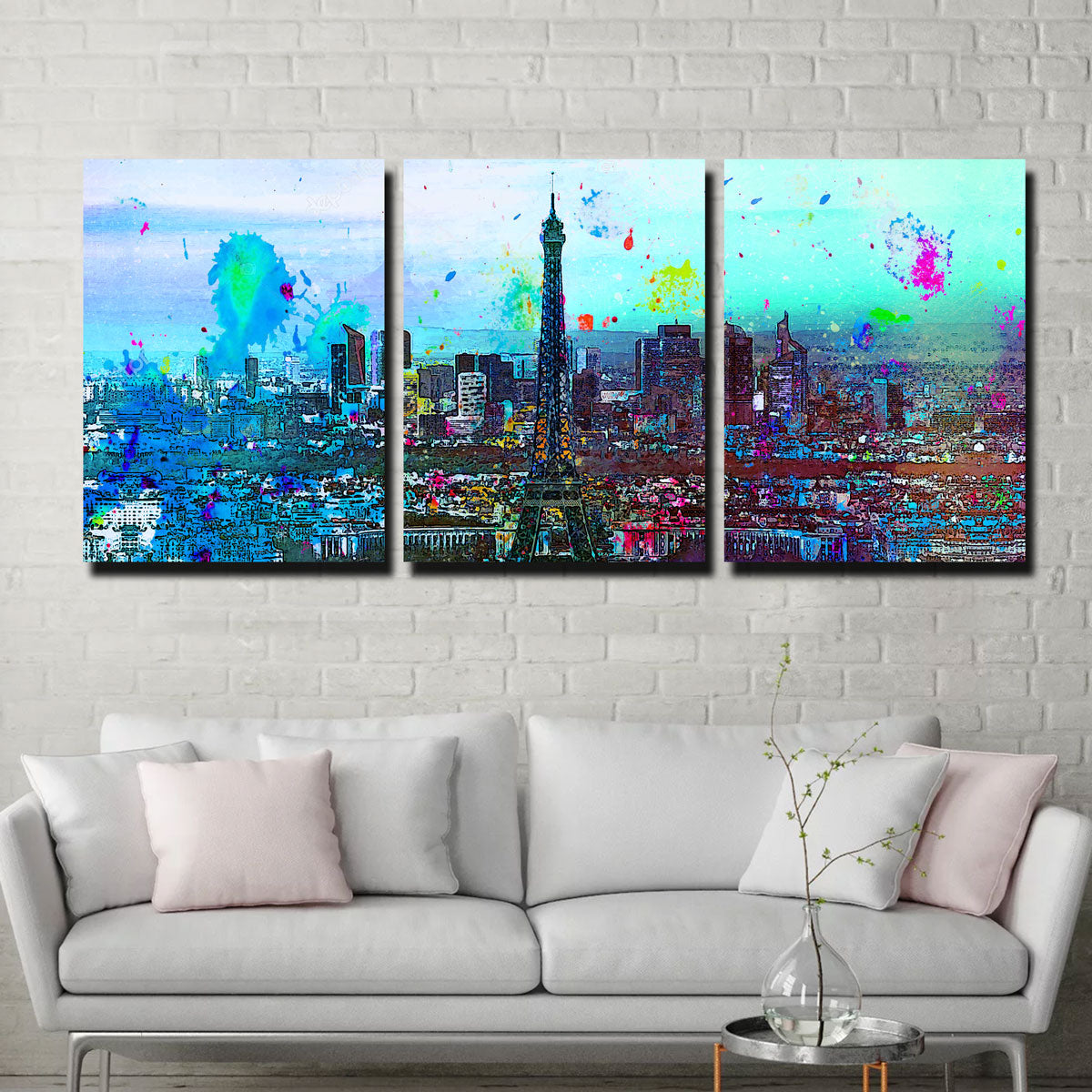 Paris Skyline Wall Art