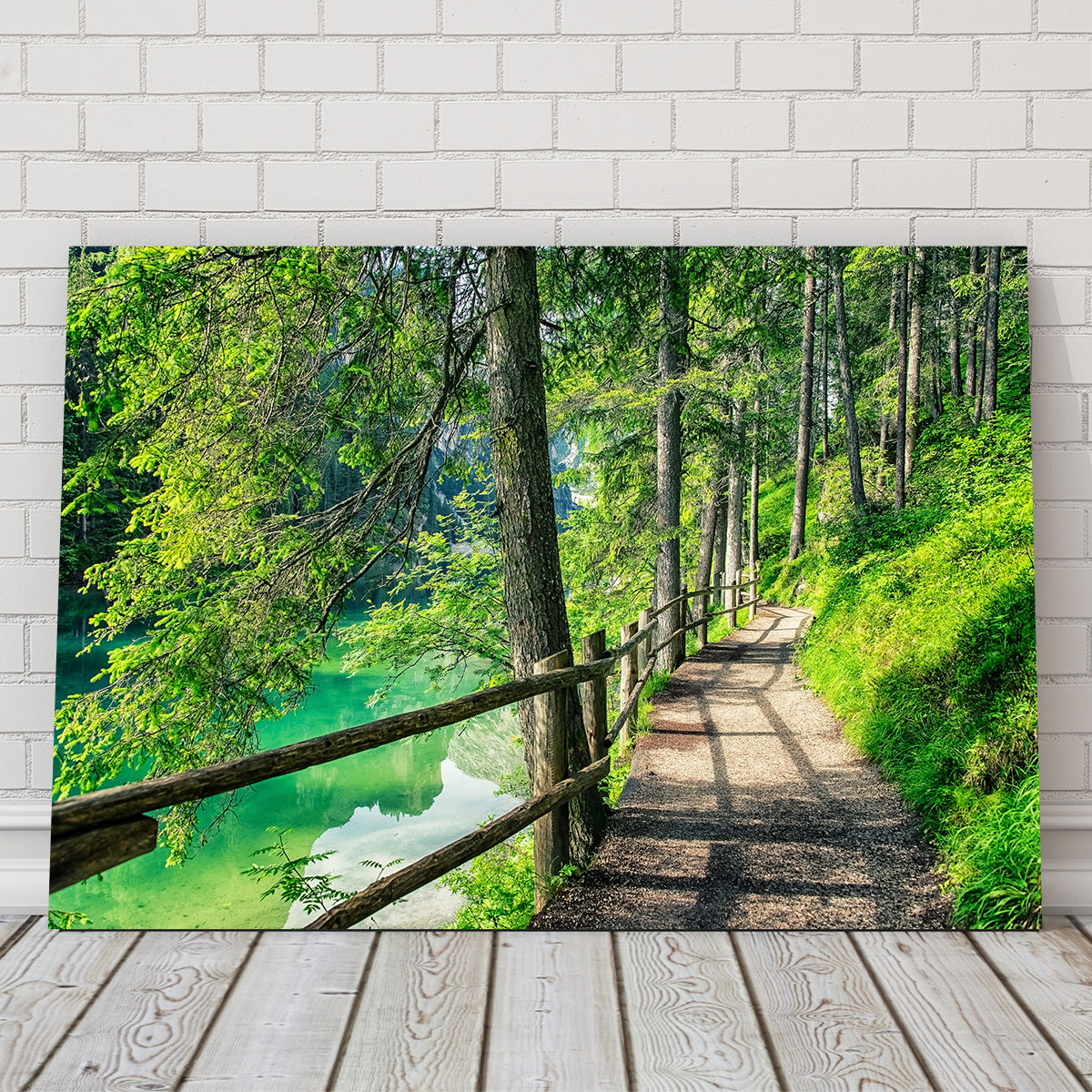 Path By The Lake Wall Art