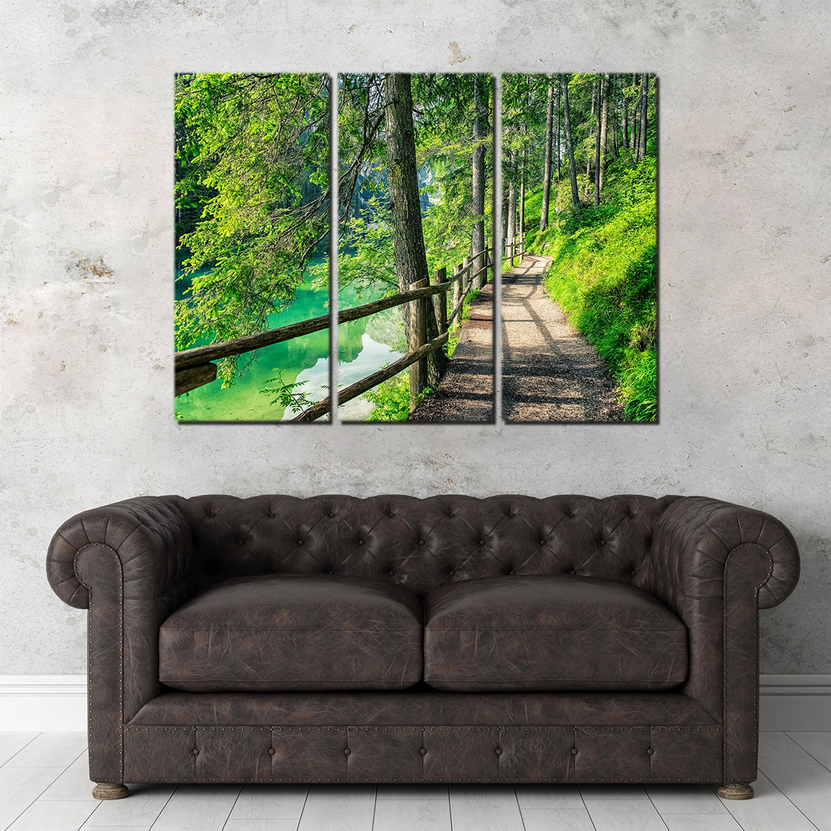 Path By The Lake Wall Art