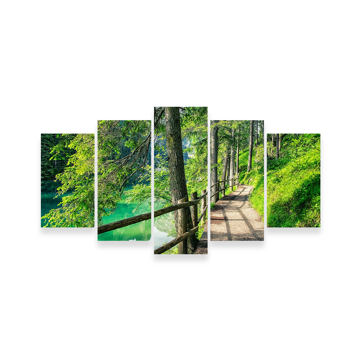 Path By The Lake Wall Art