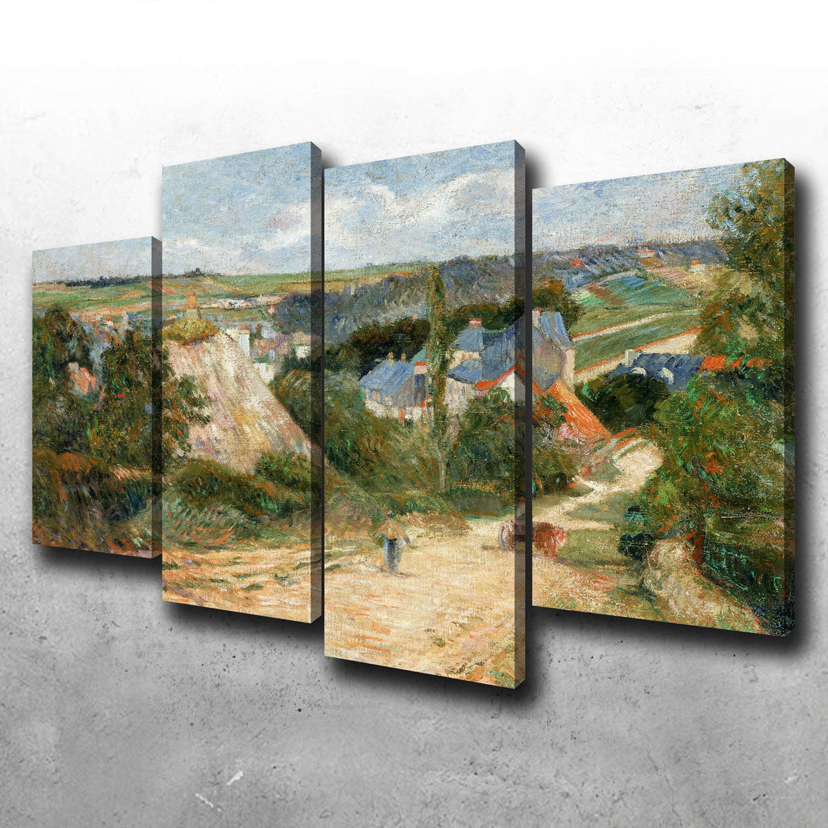 Entrance to the Village of Osny Wall Art