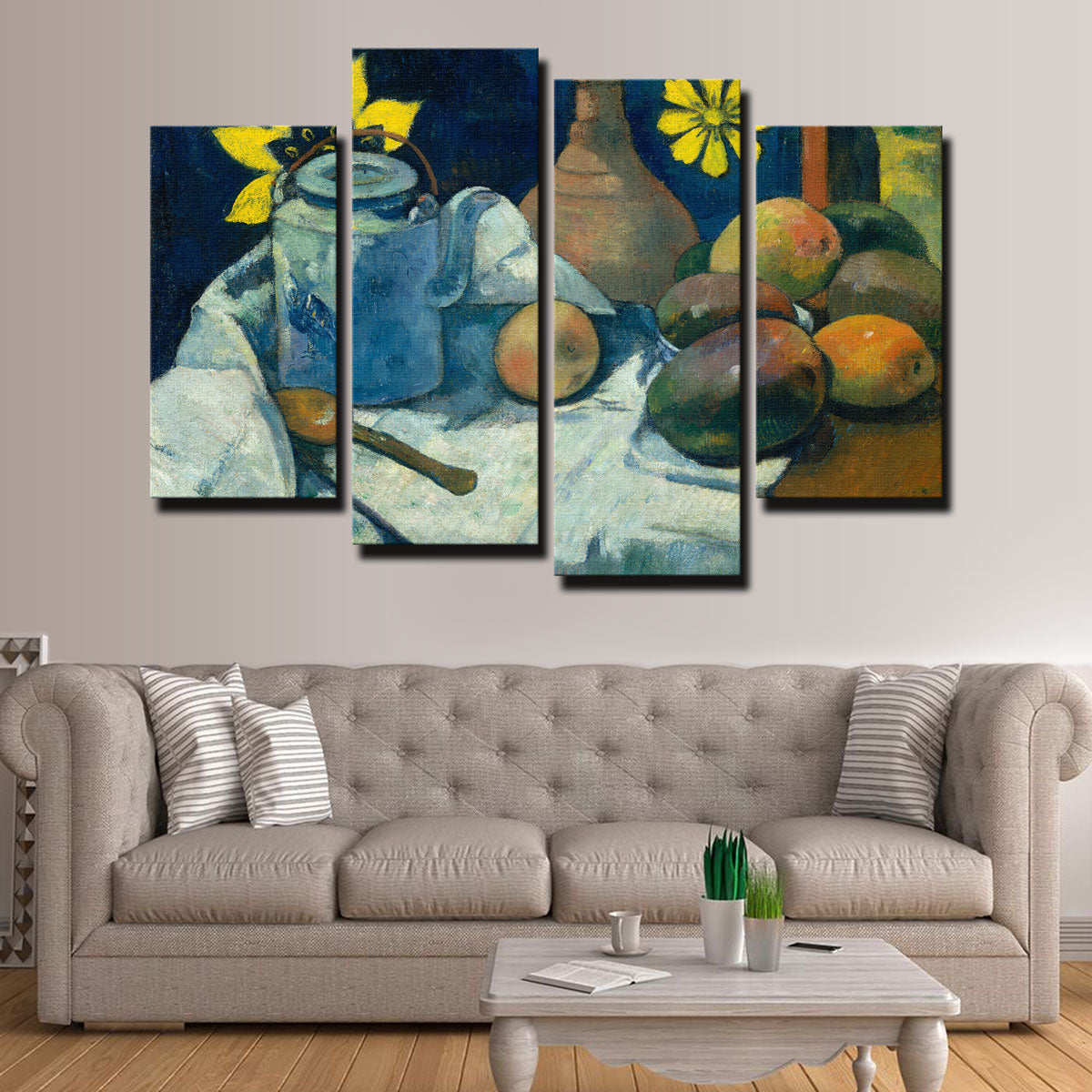 Still Life with Teapot and Fruit Wall Art