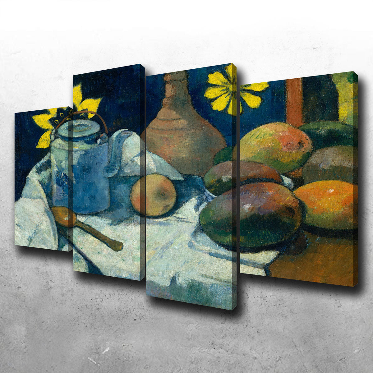 Still Life with Teapot and Fruit Wall Art