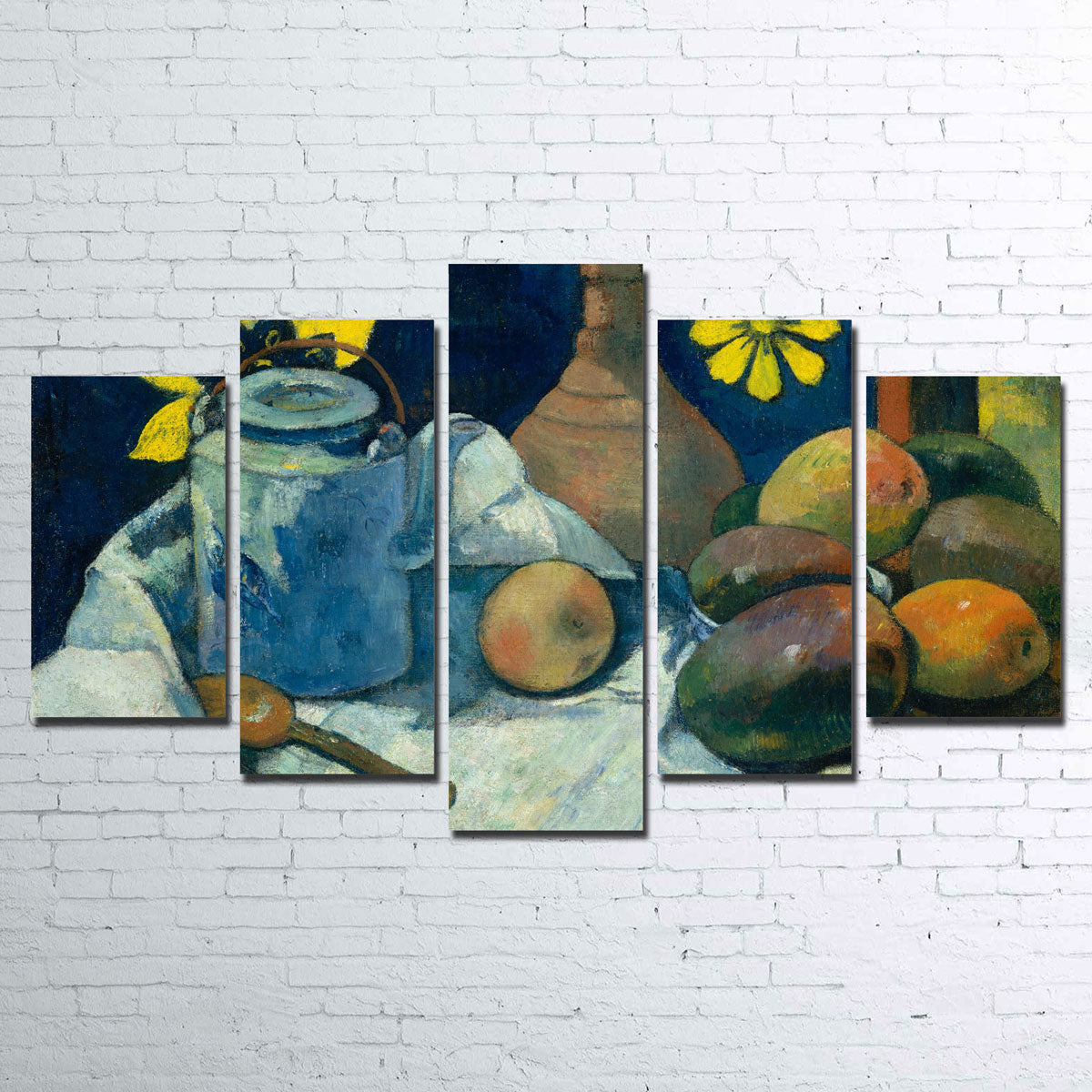 Still Life with Teapot and Fruit Wall Art