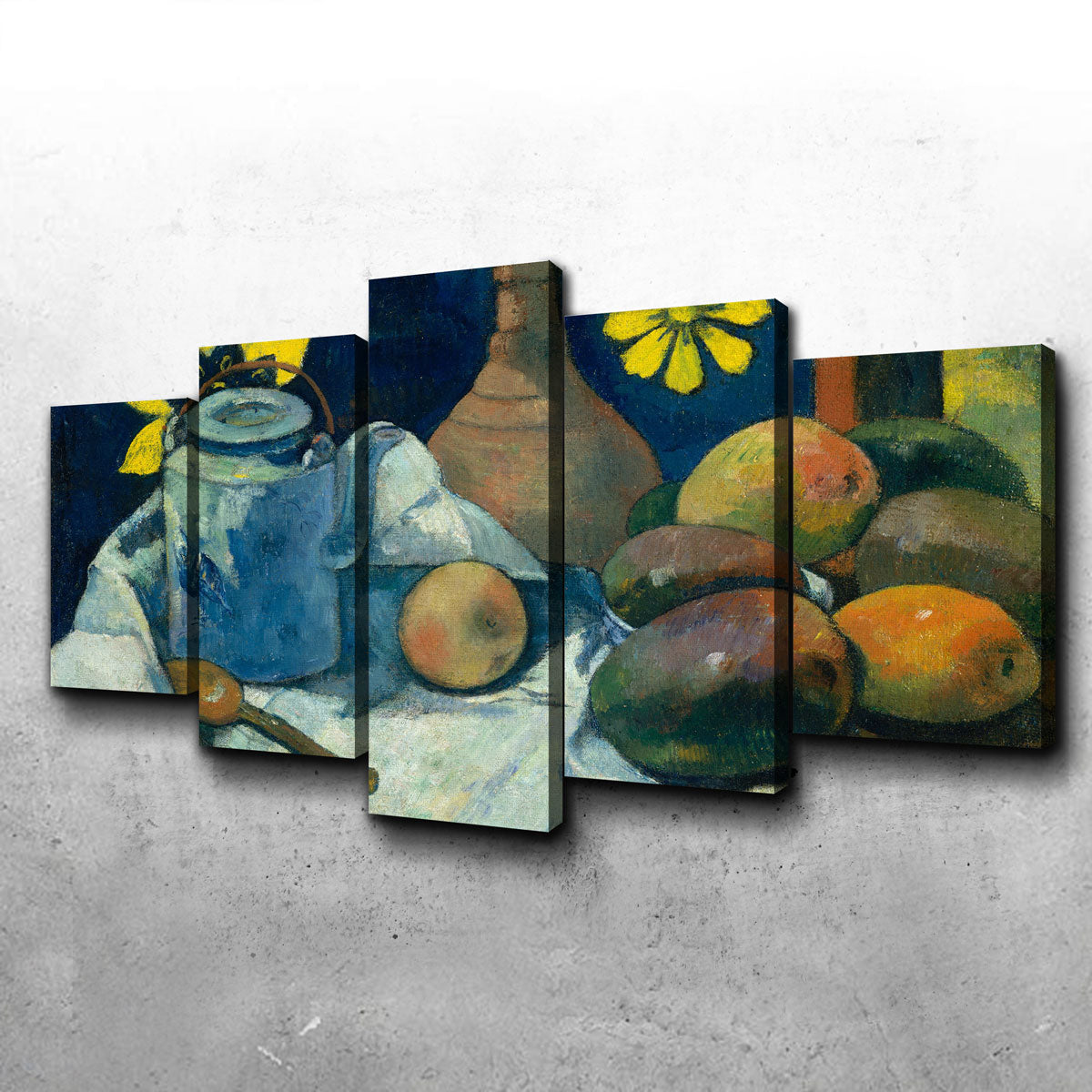 Still Life with Teapot and Fruit Wall Art