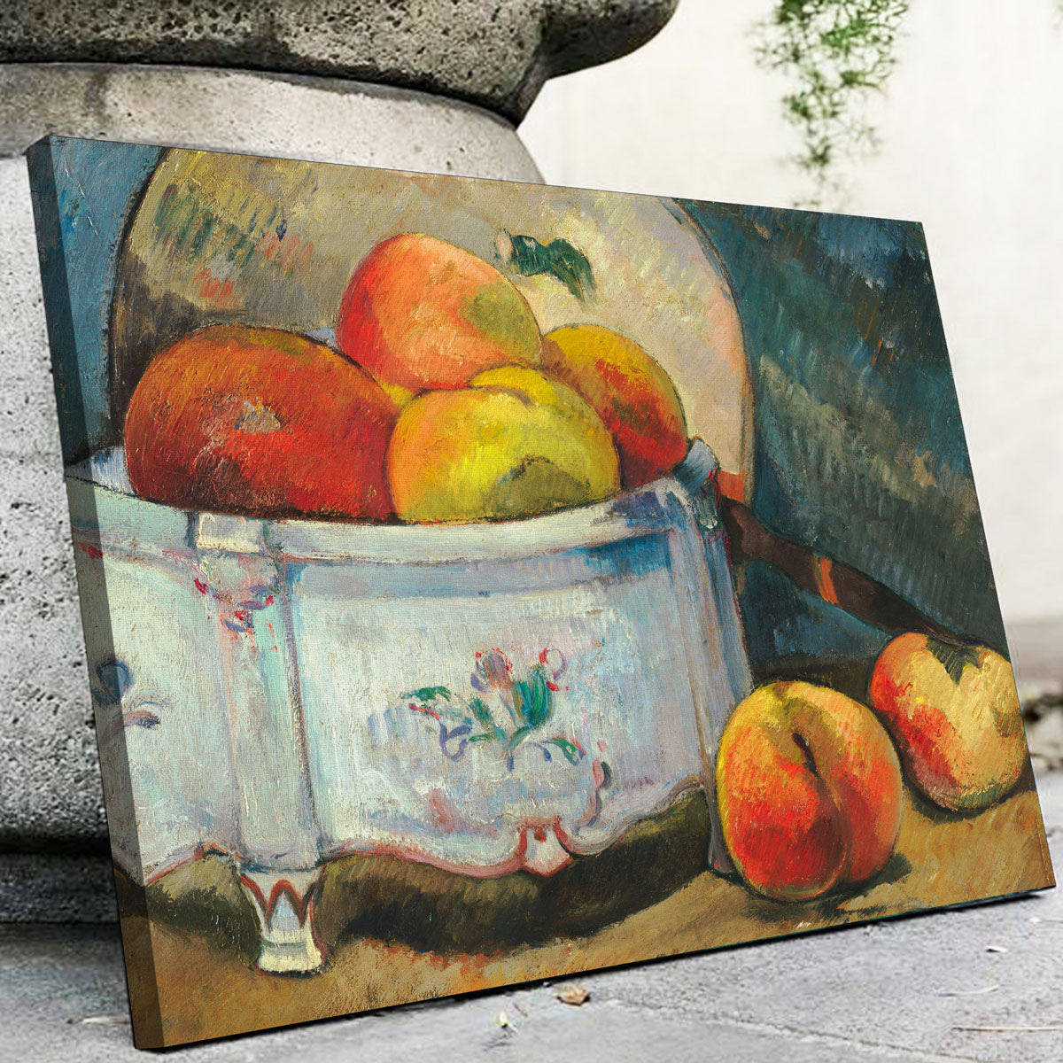 Still Life With Peaches Wall Art