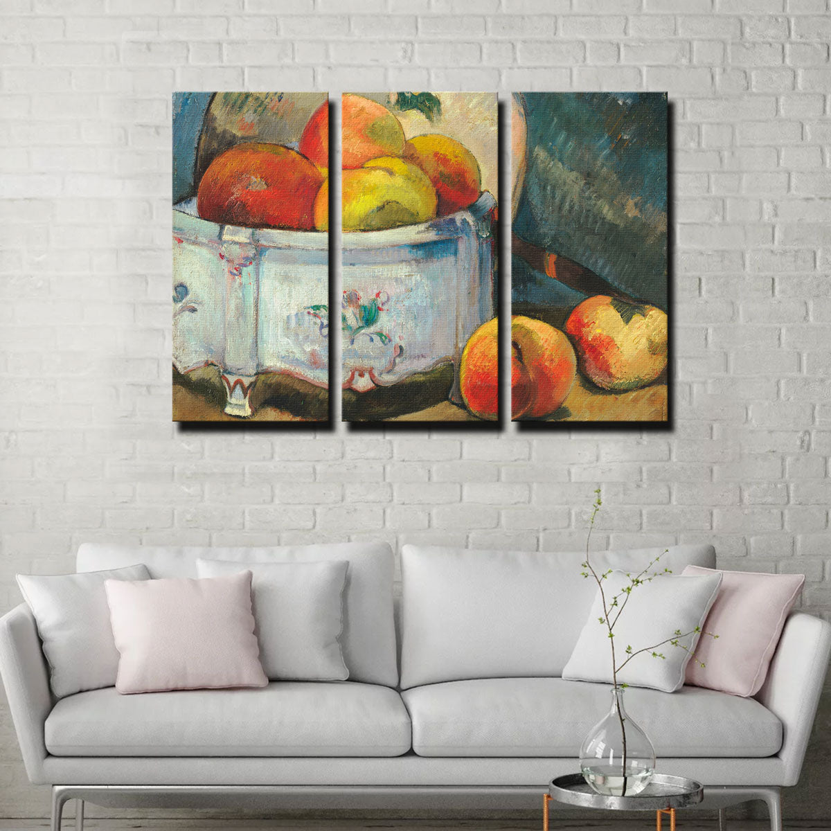 Still Life With Peaches Wall Art