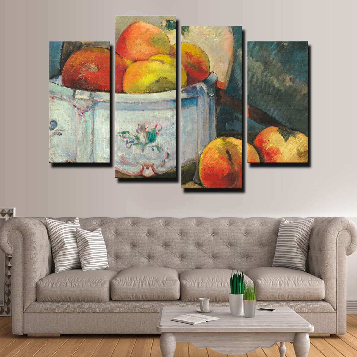Still Life With Peaches Wall Art