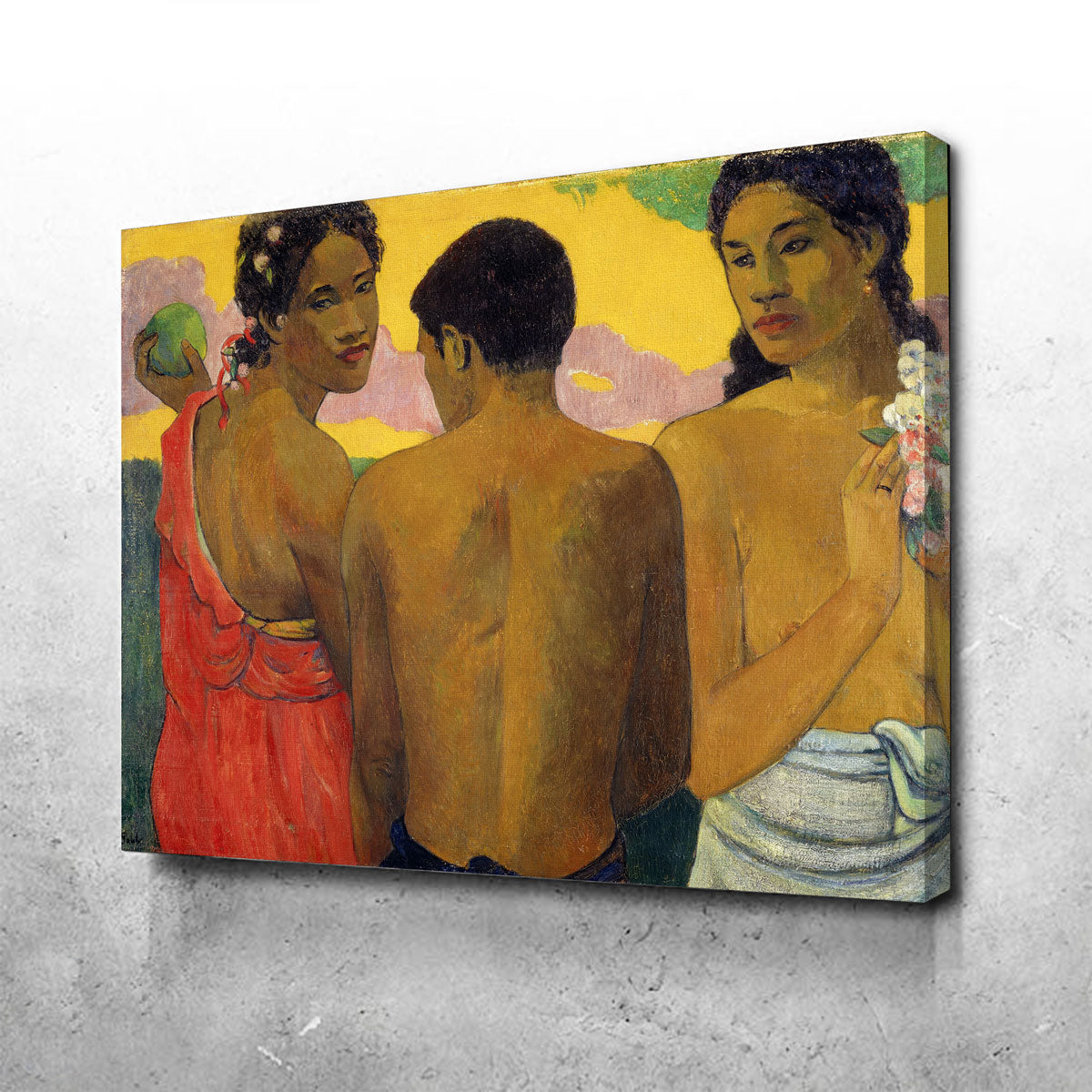Three Tahitians Wall Art