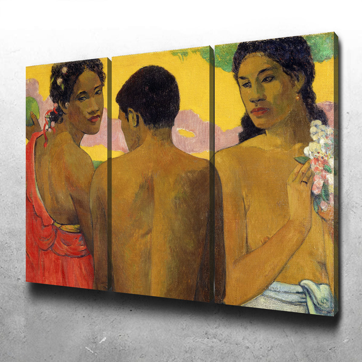 Three Tahitians Wall Art