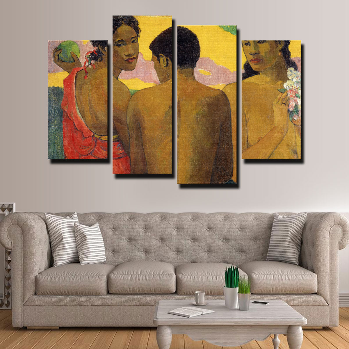 Three Tahitians Wall Art