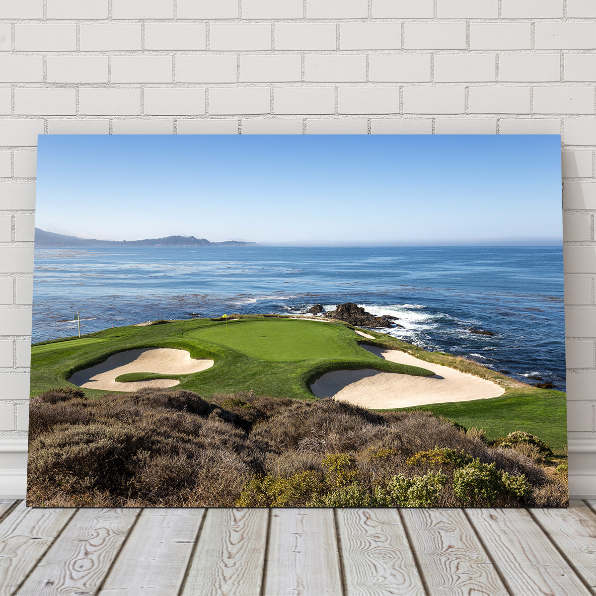 Pebble Beach Canvas Wall Art