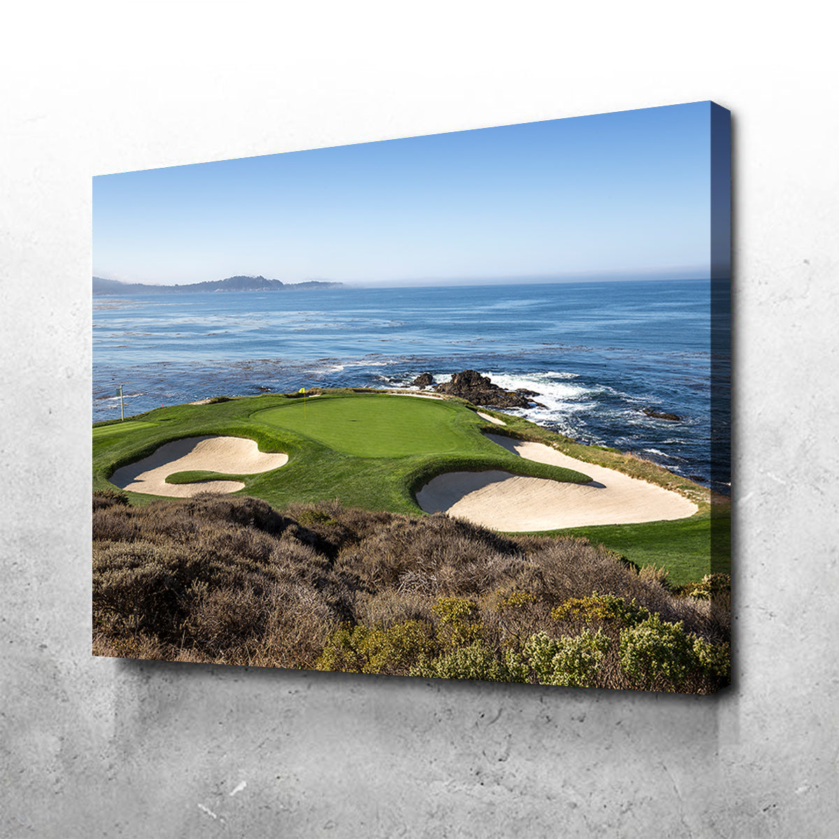 Pebble Beach Canvas Wall Art