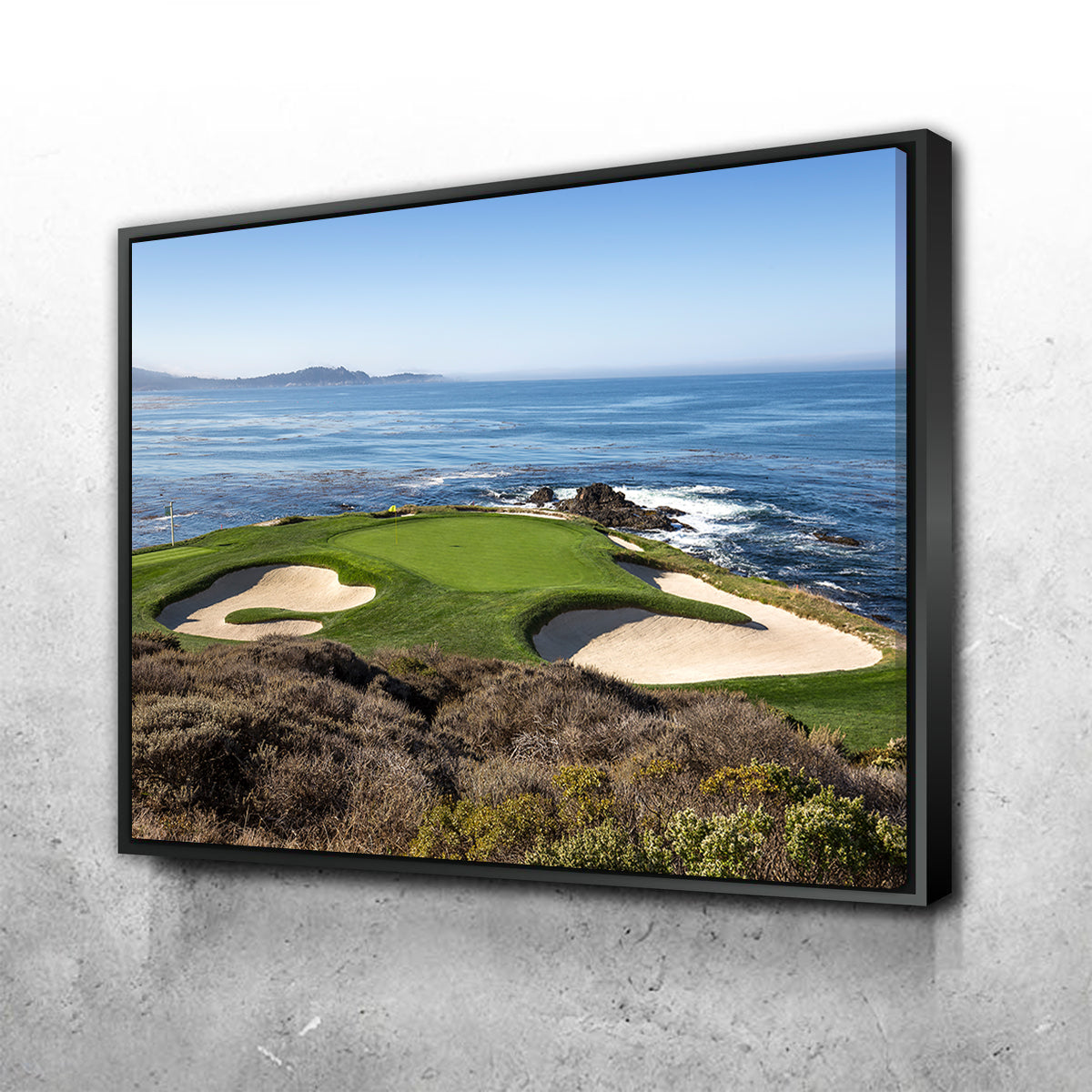 Pebble Beach Canvas Wall Art