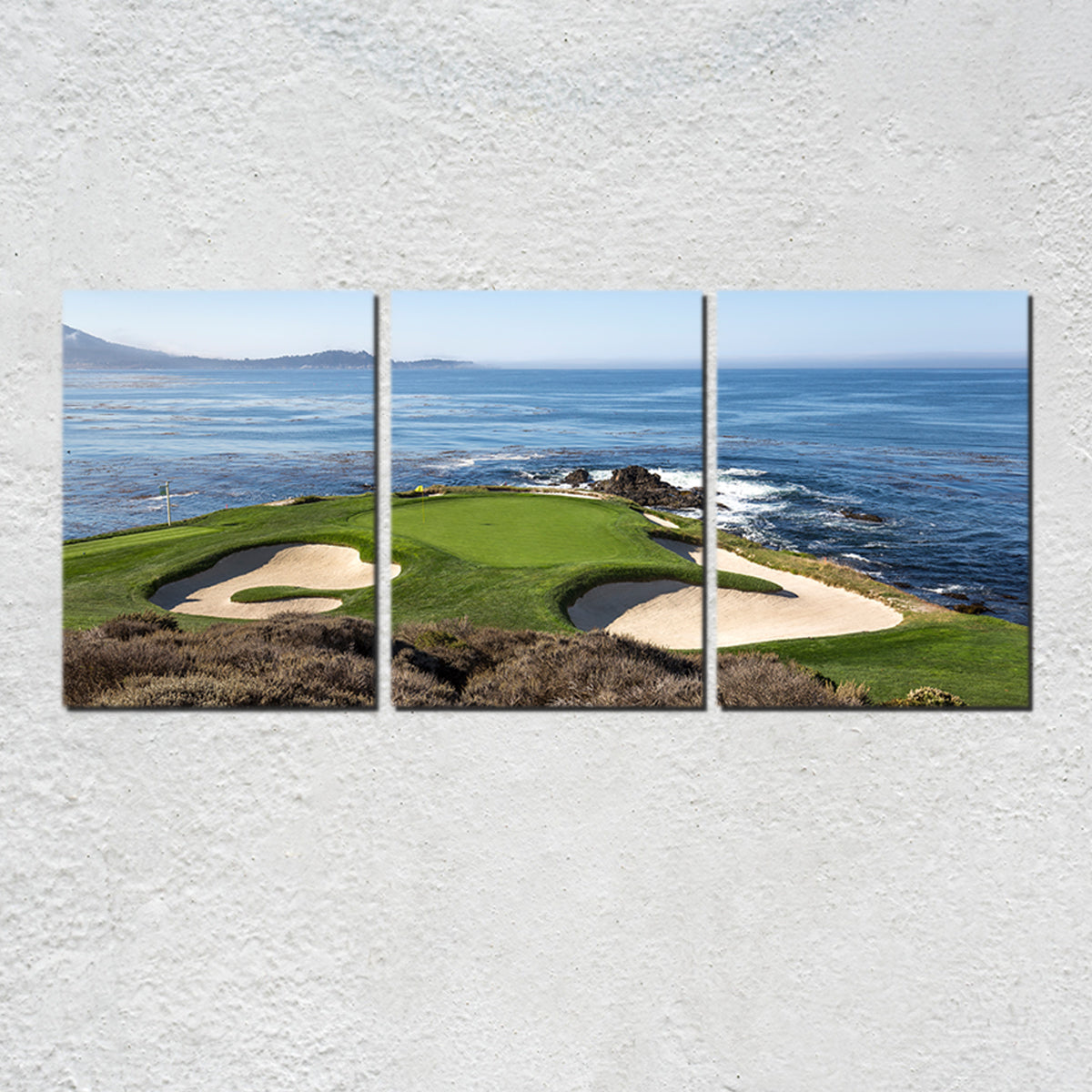 Pebble Beach Canvas Wall Art