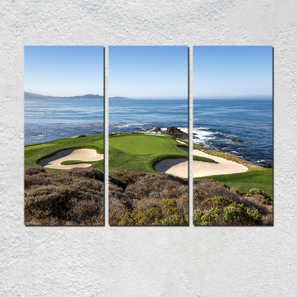 Pebble Beach Canvas Wall Art