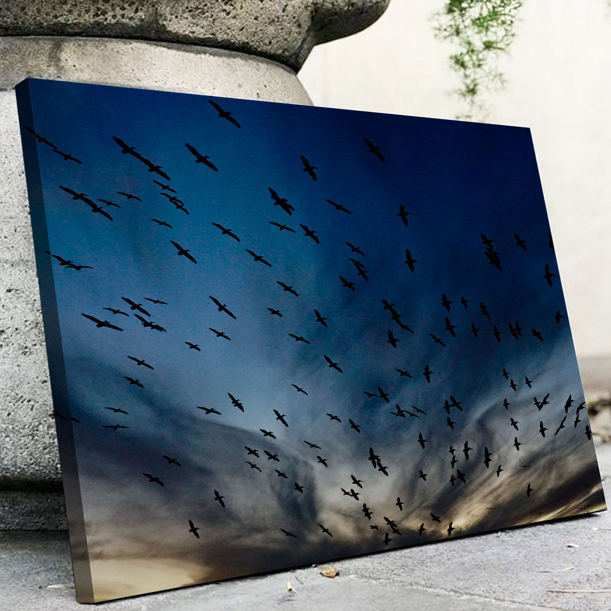 Pelican Migration Louisiana Wall Art