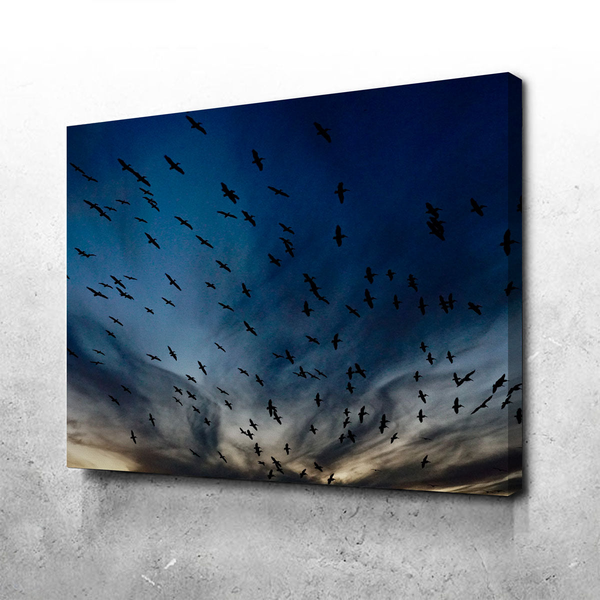 Pelican Migration Louisiana Wall Art