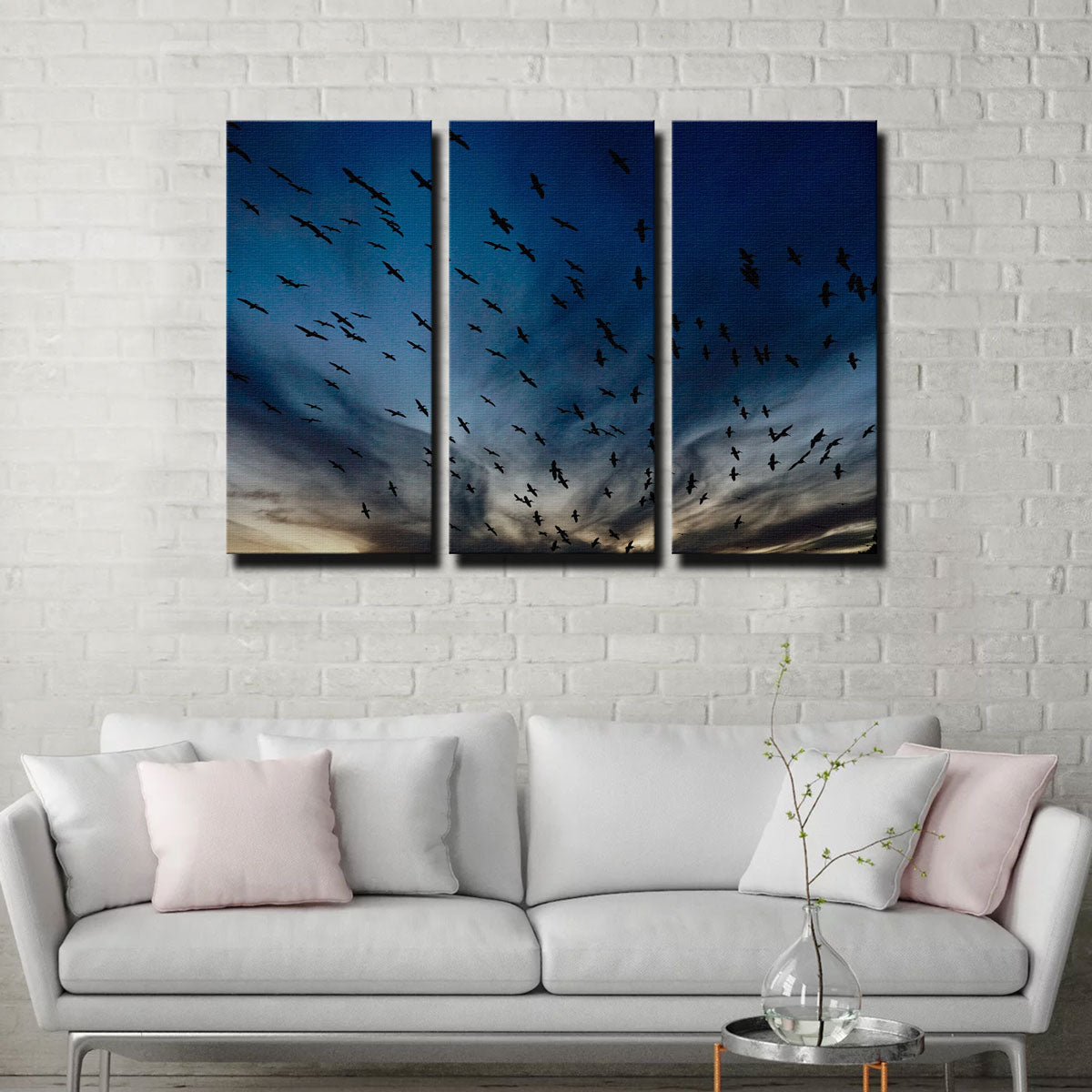 Pelican Migration Louisiana Wall Art