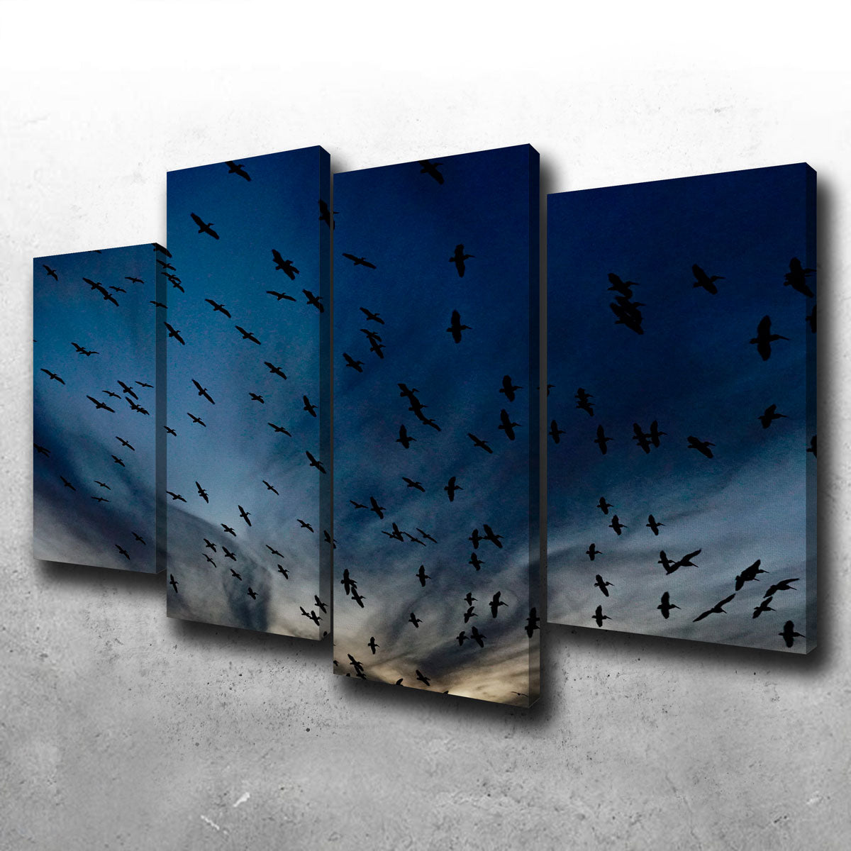 Pelican Migration Louisiana Wall Art