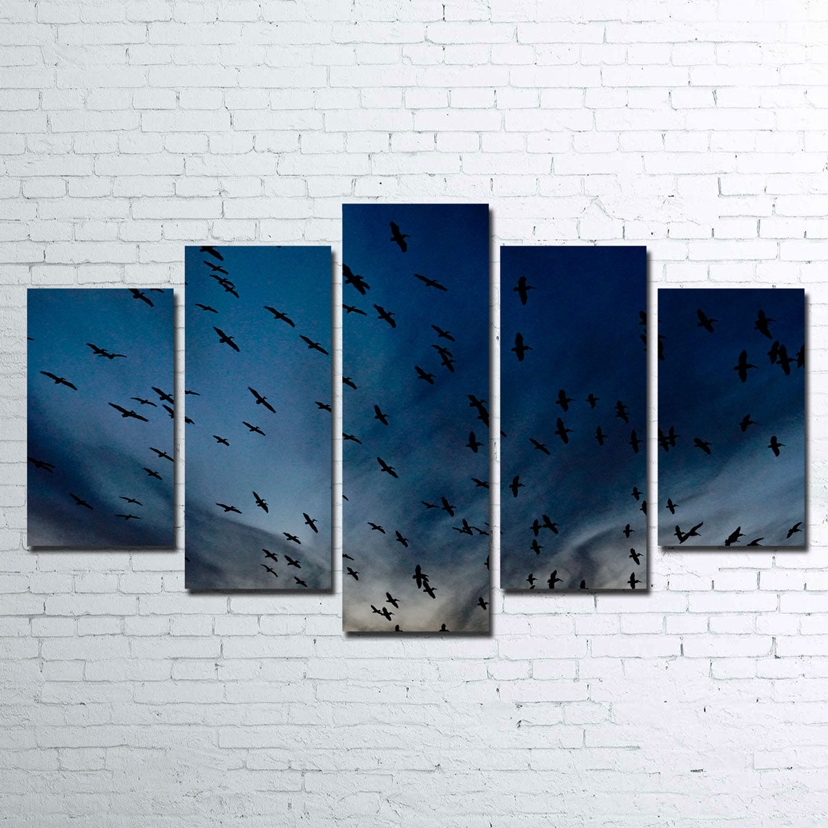 Pelican Migration Louisiana Wall Art