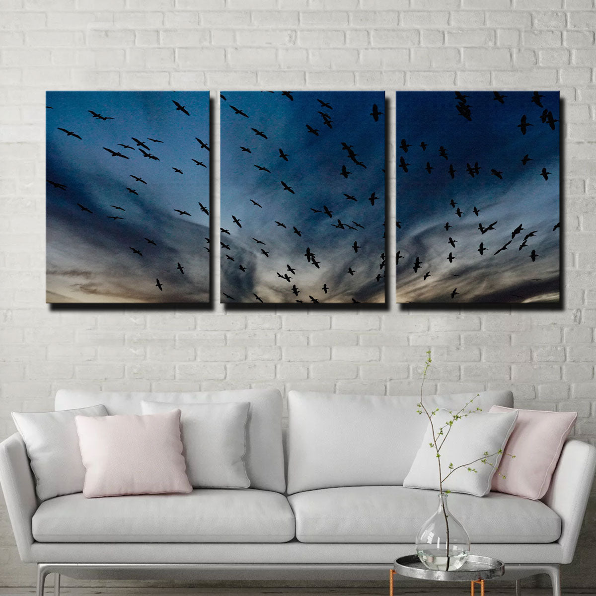 Pelican Migration Louisiana Wall Art