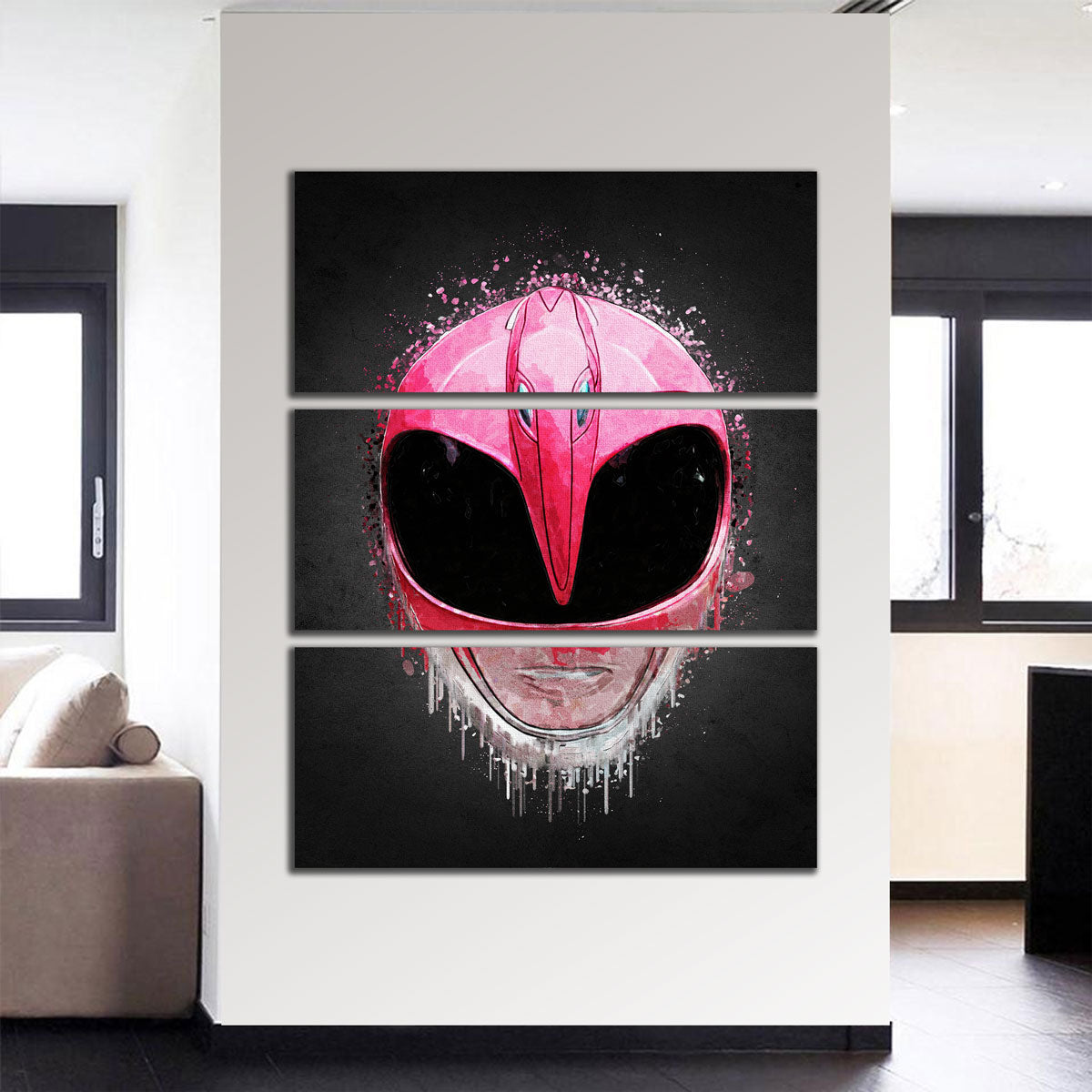 Pink Ranger Portrait Wall Art