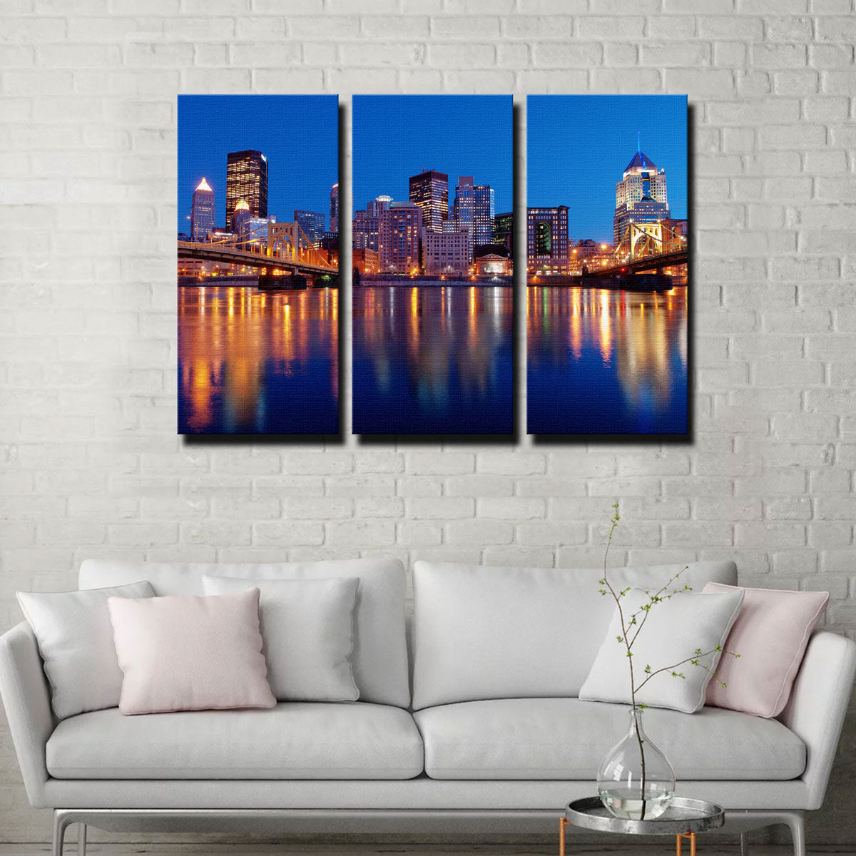 Pittsburgh At Night Wall Art