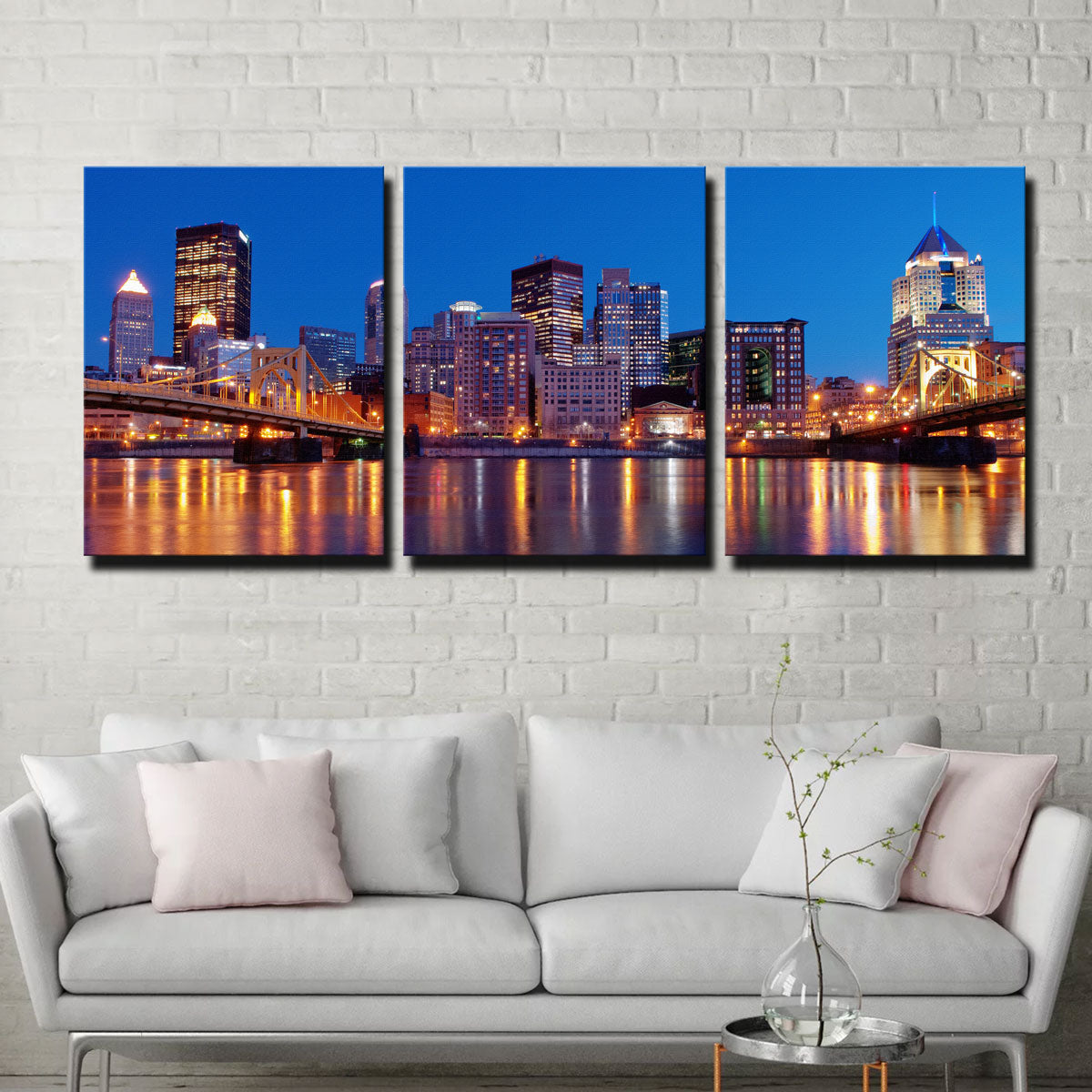 Pittsburgh At Night Wall Art
