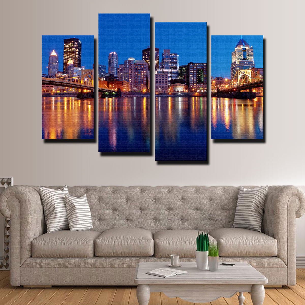 Pittsburgh At Night Wall Art