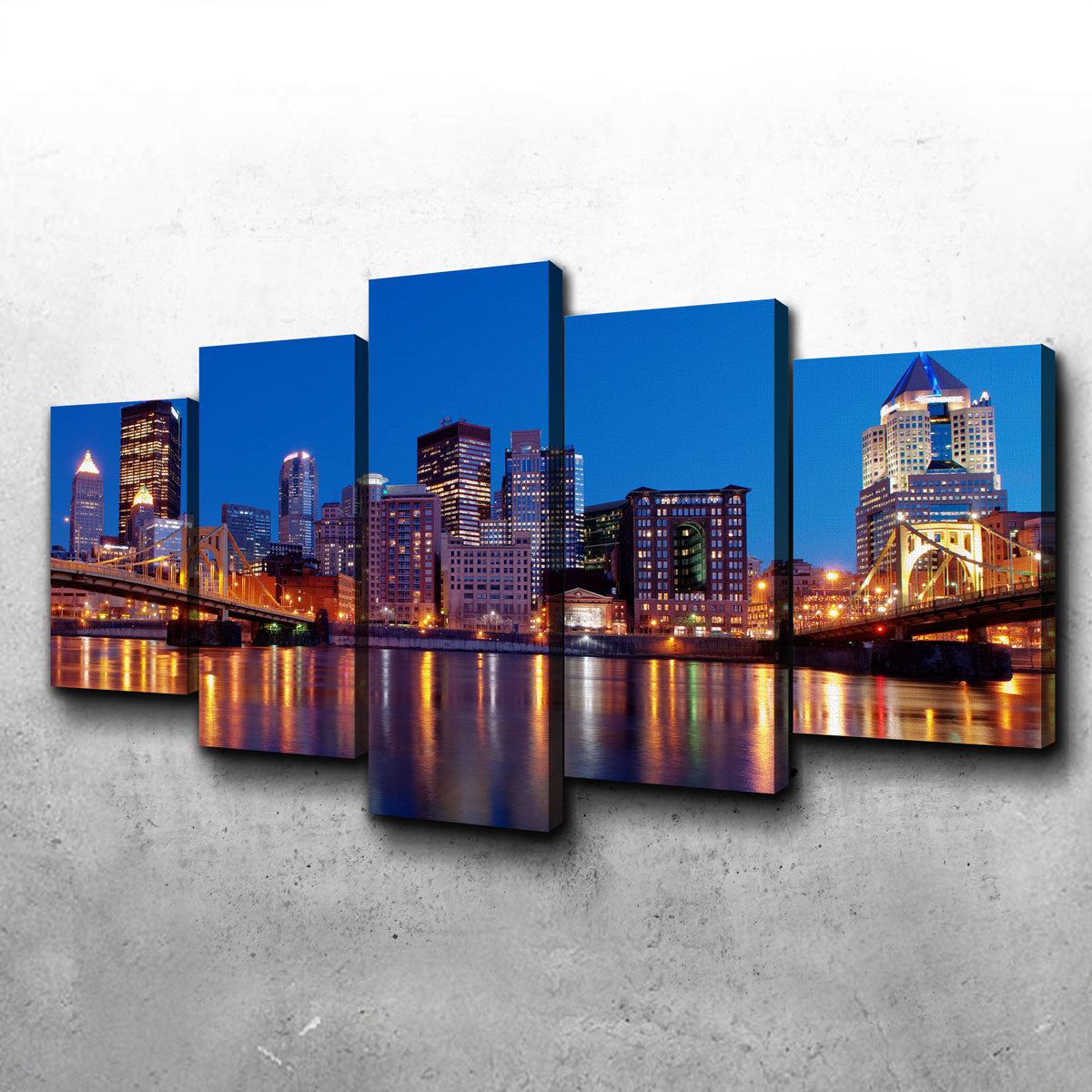 Pittsburgh At Night Wall Art