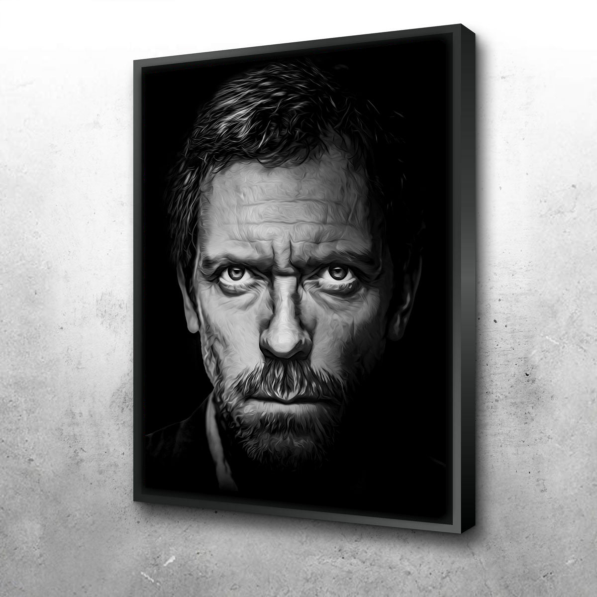 Portrait Dr House Wall Art