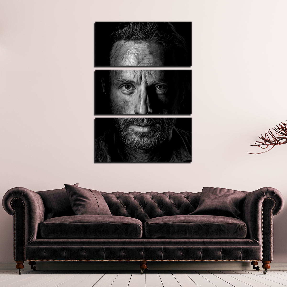 Portrait The Walking Dead Wall Art